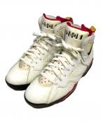 NIKEナイキ）の古着「ハイカットスニーカー　NIKE（ナイキ）　CU9307-106　Air Jordan 7 Retro “Cardinal“」｜ホワイト×レッド