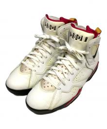 NIKE（ナイキ）の古着「ハイカットスニーカー　NIKE（ナイキ）　CU9307-106　Air Jordan 7 Retro “Cardinal“」｜ホワイト×レッド