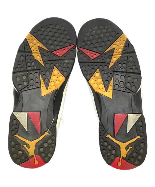 NIKE（ナイキ）NIKE (ナイキ) ハイカットスニーカー　NIKE（ナイキ）　CU9307-106　Air Jordan 7 Retro “Cardinal“ ホワイト×レッド サイズ:28cmの古着・服飾アイテム