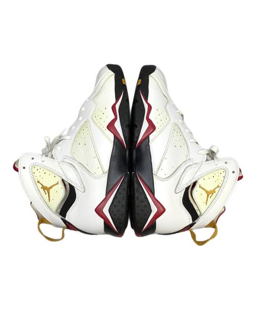 NIKE（ナイキ）NIKE (ナイキ) ハイカットスニーカー　NIKE（ナイキ）　CU9307-106　Air Jordan 7 Retro “Cardinal“ ホワイト×レッド サイズ:28cmの古着・服飾アイテム