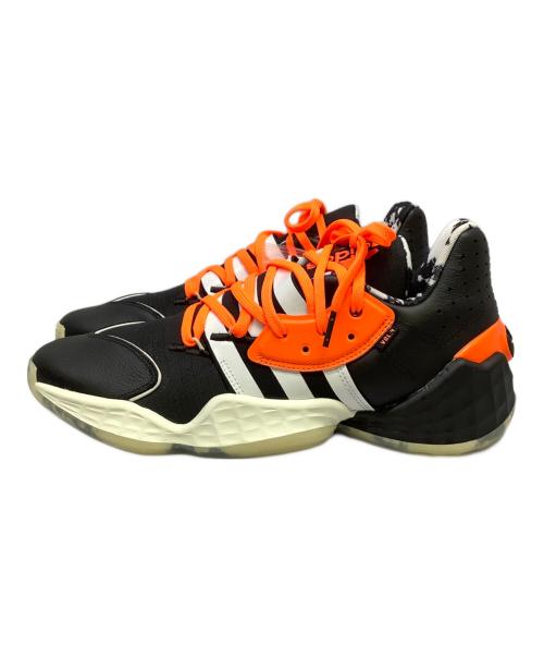adidas（アディダス）adidas (アディダス) スニーカー　adidas（アディダス）　FV8053　ダニエルパトリック×ハーデン vol4 ブラック×オレンジ サイズ:27.5cm 未使用品の古着・服飾アイテム