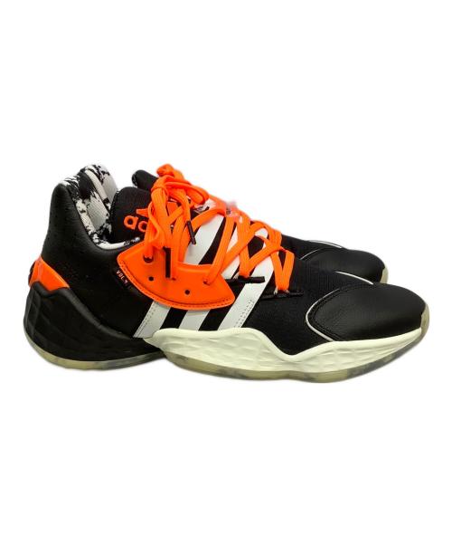 adidas（アディダス）adidas (アディダス) スニーカー　adidas（アディダス）　FV8053　ダニエルパトリック×ハーデン vol4 ブラック×オレンジ サイズ:27.5cm 未使用品の古着・服飾アイテム