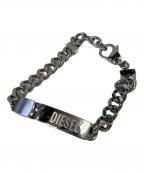 DIESELディーゼル）の古着「チェーンブレスレット」｜シルバー