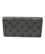 LOUIS VUITTONルイ ヴィトン）の古着「ロングウォレット　LOUIS VUITTON（ルイ ヴィトン）　M81335　モノグラム　シャドウ ポルトフォイユ・ブラザ」｜グレー