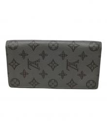 LOUIS VUITTON（ルイ ヴィトン）の古着「ロングウォレット　LOUIS VUITTON（ルイ ヴィトン）　M81335　モノグラム　シャドウ ポルトフォイユ・ブラザ」｜グレー