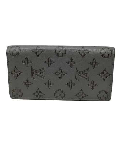 LOUIS VUITTON（ルイ ヴィトン）LOUIS VUITTON (ルイ ヴィトン) ロングウォレット　LOUIS VUITTON（ルイ ヴィトン）　M81335　モノグラム　シャドウ ポルトフォイユ・ブラザ グレーの古着・服飾アイテム