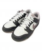 NIKEナイキ）の古着「ローカットスニーカー　NIKE（ナイキ）　HV6932-299　Dunk Low SE Snakeskin」｜ライトグレー×ホワイト