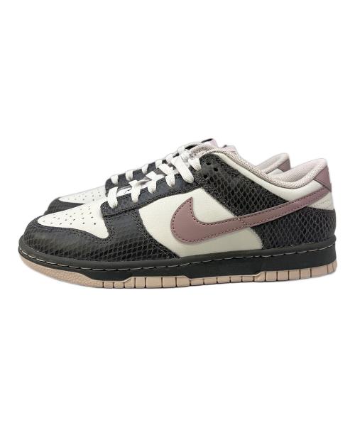 NIKE（ナイキ）NIKE (ナイキ) ローカットスニーカー　NIKE（ナイキ）　HV6932-299　Dunk Low SE Snakeskin ライトグレー×ホワイト サイズ:26cm 未使用品の古着・服飾アイテム