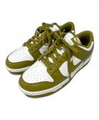 NIKEナイキ）の古着「スニーカー　NIKE（ナイキ）　DV0833-105　Dunk Low Retro Pacific Moss」｜ホワイト×カーキ