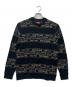 SUPREME（シュプリーム）の古着「クルーネックニット」｜ブラック×ゴールド