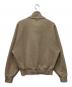 ami (アミ) ハートロゴハーフジップスウェット ベージュ サイズ:ＸＬ：18000円