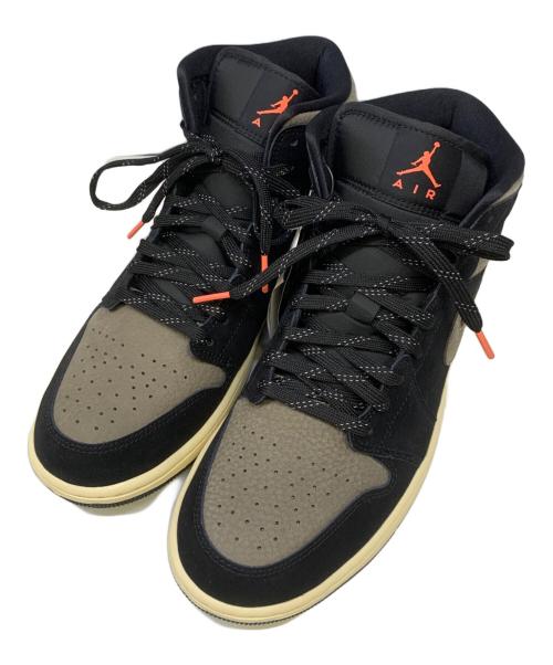 NIKE（ナイキ）NIKE (ナイキ) ハイカットスニーカー 	NIKE（ナイキ）　IB7110-002　AIR JORDAN1 MID SE ブラック×グレー サイズ:27.5cm 未使用品の古着・服飾アイテム