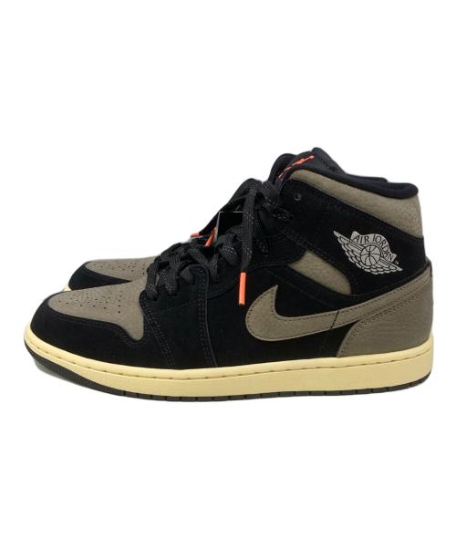 NIKE（ナイキ）NIKE (ナイキ) ハイカットスニーカー 	NIKE（ナイキ）　IB7110-002　AIR JORDAN1 MID SE ブラック×グレー サイズ:27.5cm 未使用品の古着・服飾アイテム