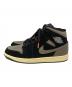 NIKE (ナイキ) ハイカットスニーカー 	NIKE（ナイキ）　IB7110-002　AIR JORDAN1 MID SE ブラック×グレー サイズ:27.5cm 未使用品：11000円