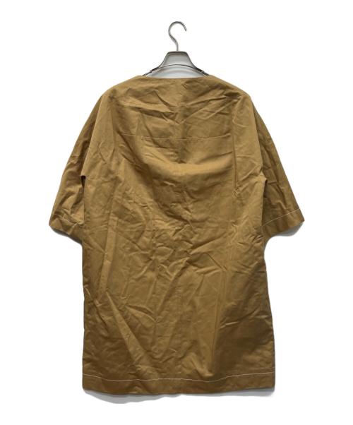 MARNI（マルニ）MARNI (マルニ) ノーカラーコート ベージュ サイズ:４２の古着・服飾アイテム