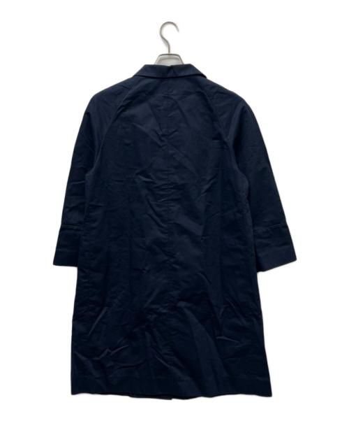 MARNI（マルニ）MARNI (マルニ) ステンカラーコート ネイビー サイズ:４２の古着・服飾アイテム
