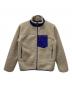 Patagonia（パタゴニア）の古着「Kids' Classic Retro-X Jacket」｜アイボリー×パープル