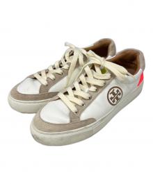TORY BURCH（トリーバーチ）の古着「スニーカー　TORY BURCH（トリーバーチ）　」｜ホワイト×グレー