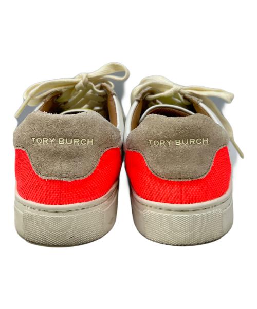 TORY BURCH（トリーバーチ）TORY BURCH (トリーバーチ) スニーカー　TORY BURCH（トリーバーチ）　 ホワイト×グレー サイズ:25cmの古着・服飾アイテム