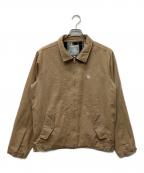 stussyステューシー）の古着「折れクラウンジップジャケット」｜ベージュ