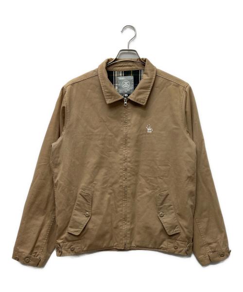stussy（ステューシー）stussy (ステューシー) 折れクラウンジップジャケット ベージュ サイズ:Ｍの古着・服飾アイテム