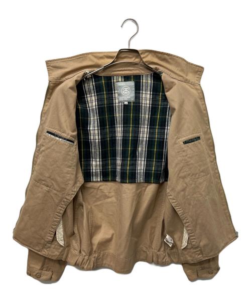 stussy（ステューシー）stussy (ステューシー) 折れクラウンジップジャケット ベージュ サイズ:Ｍの古着・服飾アイテム