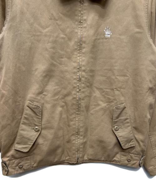 stussy（ステューシー）stussy (ステューシー) 折れクラウンジップジャケット ベージュ サイズ:Ｍの古着・服飾アイテム