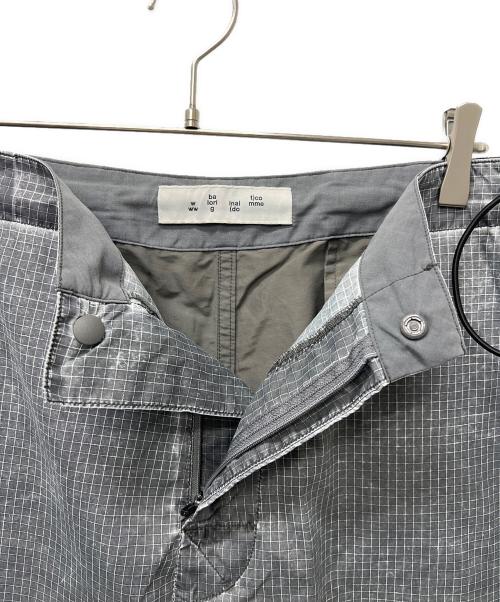 BAL（バル）BAL (バル) ピグメントナイロントラックパンツ グレー サイズ:３の古着・服飾アイテム