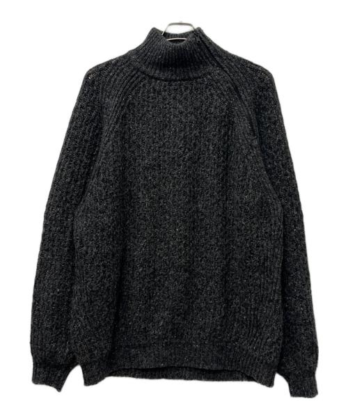 BAL（バル）BAL (バル) リンクジャカード編みハイネックジップセーター グレー サイズ:３の古着・服飾アイテム
