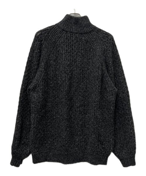 BAL（バル）BAL (バル) リンクジャカード編みハイネックジップセーター グレー サイズ:３の古着・服飾アイテム