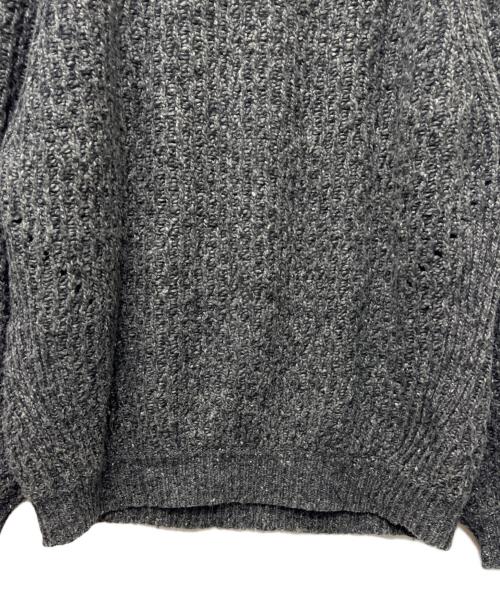 BAL（バル）BAL (バル) リンクジャカード編みハイネックジップセーター グレー サイズ:３の古着・服飾アイテム