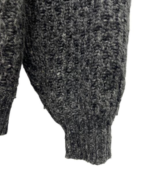 BAL（バル）BAL (バル) リンクジャカード編みハイネックジップセーター グレー サイズ:３の古着・服飾アイテム