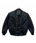 SPIEWAK（スピワック）の古着「DOUBLE ZIP BOMBER JACKET」｜ブラック