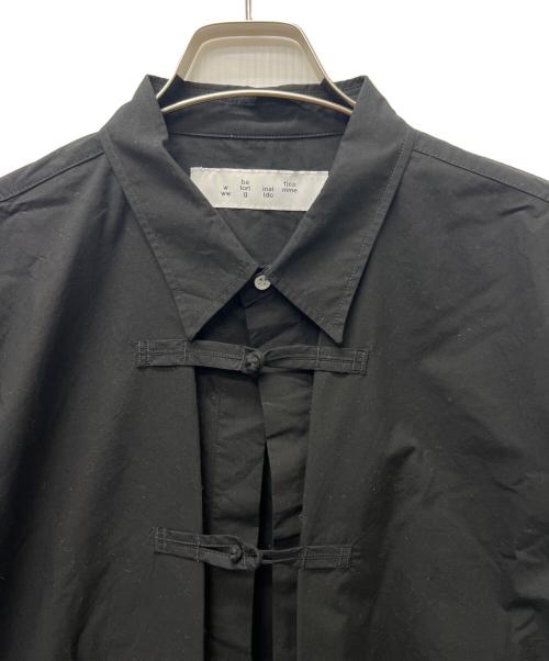 BAL（バル）BAL (バル) FROG BUTTON SHIRT ブラック サイズ:２の古着・服飾アイテム