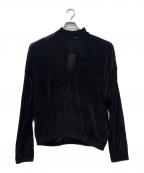 SASQUATCHfabrix.サスクワッチファブリックス）の古着「SHINY VELOUR MOCKNECK」｜レッド