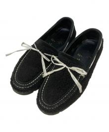 BAL×TOMO & CO（バル×トモアンドシーオー）の古着「ボアモカシンシューズ　BAL（バル）　TOMO & CO（トモアンドシーオー）　	BOA DYNEEMA MOCASIN」｜ブラック