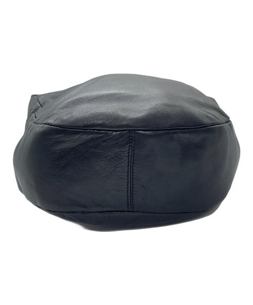 LOEWE（ロエベ）LOEWE (ロエベ) アナグラム レザーショルダーバッグ ブラックの古着・服飾アイテム