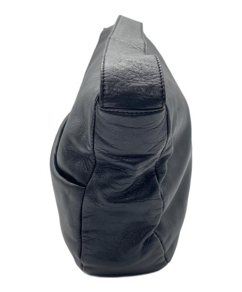 LOEWE（ロエベ）LOEWE (ロエベ) アナグラム レザーショルダーバッグ ブラックの古着・服飾アイテム