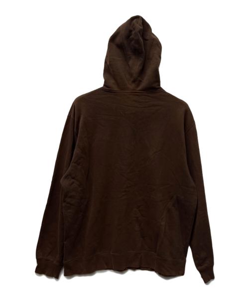 stussy（ステューシー）stussy (ステューシー) プルオーバーパーカー ブラウン サイズ:Ｌの古着・服飾アイテム