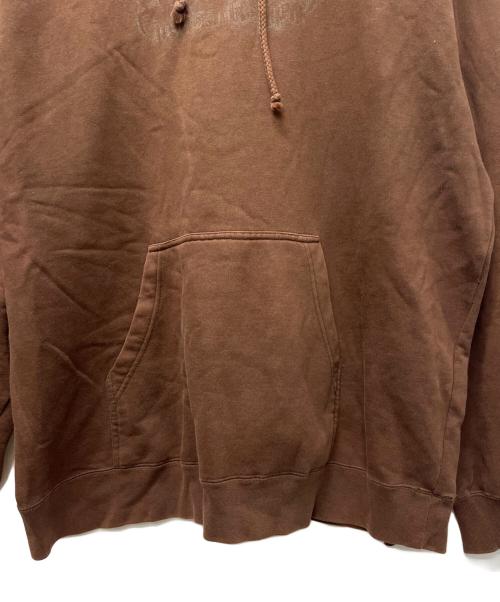 stussy（ステューシー）stussy (ステューシー) プルオーバーパーカー ブラウン サイズ:Ｌの古着・服飾アイテム