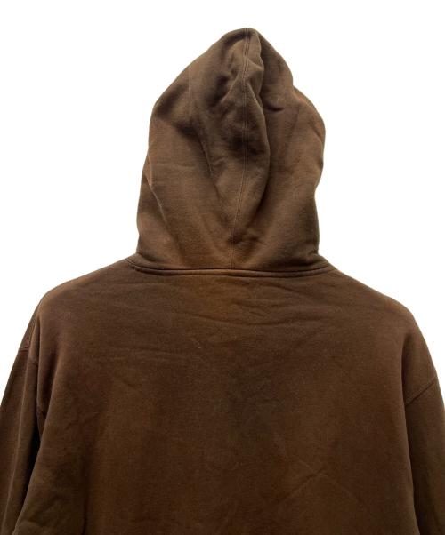 stussy（ステューシー）stussy (ステューシー) プルオーバーパーカー ブラウン サイズ:Ｌの古着・服飾アイテム
