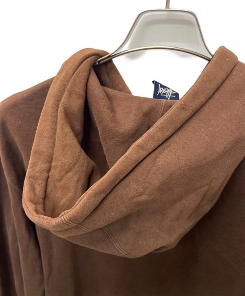 stussy（ステューシー）stussy (ステューシー) プルオーバーパーカー ブラウン サイズ:Ｌの古着・服飾アイテム