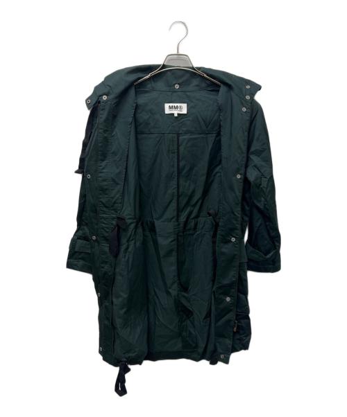 MM6 Maison Margiela（エムエムシックスメゾンマルジェラ）MM6 Maison Margiela (エムエムシックスメゾンマルジェラ) フーデッドコート グリーン サイズ:３８の古着・服飾アイテム