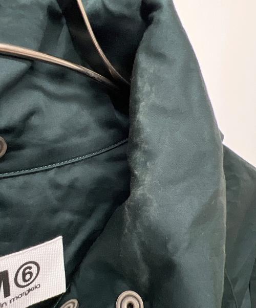 MM6 Maison Margiela（エムエムシックスメゾンマルジェラ）MM6 Maison Margiela (エムエムシックスメゾンマルジェラ) フーデッドコート グリーン サイズ:３８の古着・服飾アイテム