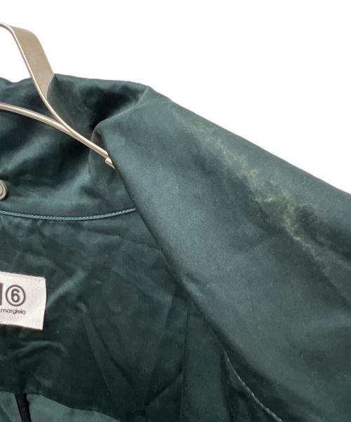 MM6 Maison Margiela（エムエムシックスメゾンマルジェラ）MM6 Maison Margiela (エムエムシックスメゾンマルジェラ) フーデッドコート グリーン サイズ:３８の古着・服飾アイテム