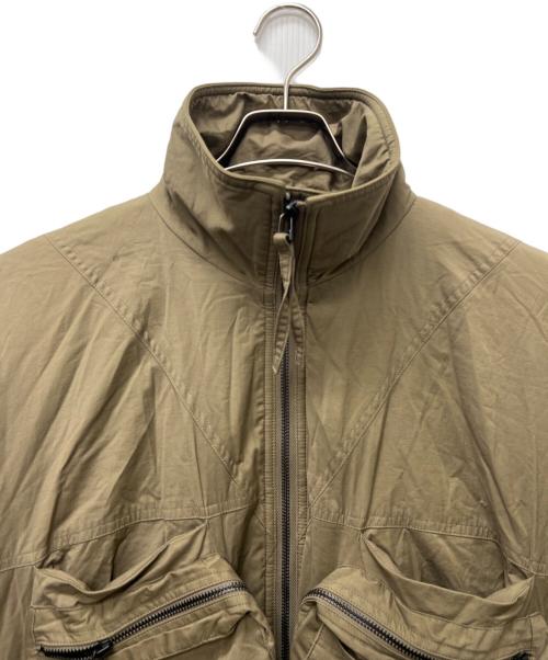 HUMIS（ヒューミス）HUMIS (ヒューミス) DEFORMATION MILITARY PIVOTSLEEVE BLOUSON ブラウン サイズ:Ｍの古着・服飾アイテム