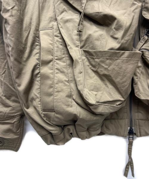 HUMIS（ヒューミス）HUMIS (ヒューミス) DEFORMATION MILITARY PIVOTSLEEVE BLOUSON ブラウン サイズ:Ｍの古着・服飾アイテム
