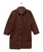 stussyステューシー）の古着「Kuna Sherpa Car Coat」｜ブラウン