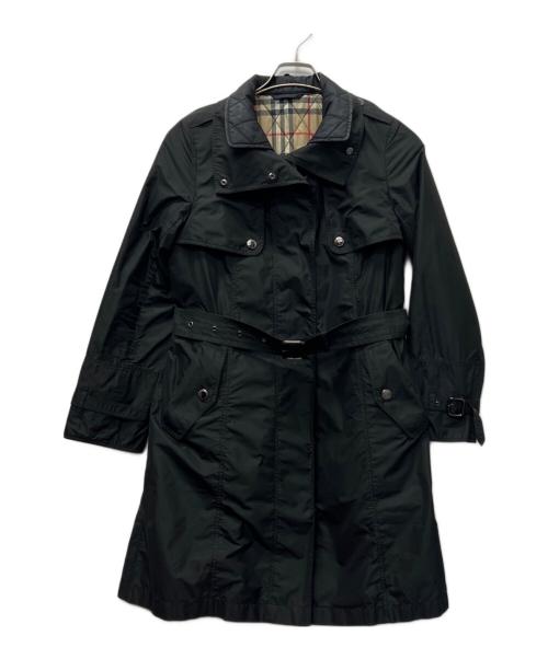 BURBERRY LONDON（バーバリーロンドン）BURBERRY LONDON (バーバリーロンドン) ライナー付コート ブラック サイズ:３８の古着・服飾アイテム