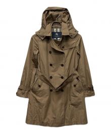BURBERRY LONDON（バーバリーロンドン）の古着「ナイロントレンチコート」｜ブラウン